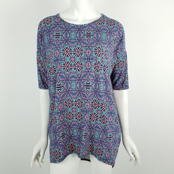 Lularoe Geometric Print Irma Tunic Top Size XS - Picture 1 of 6
